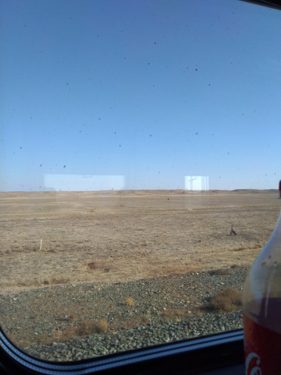 Бескрайние степи Казахстана