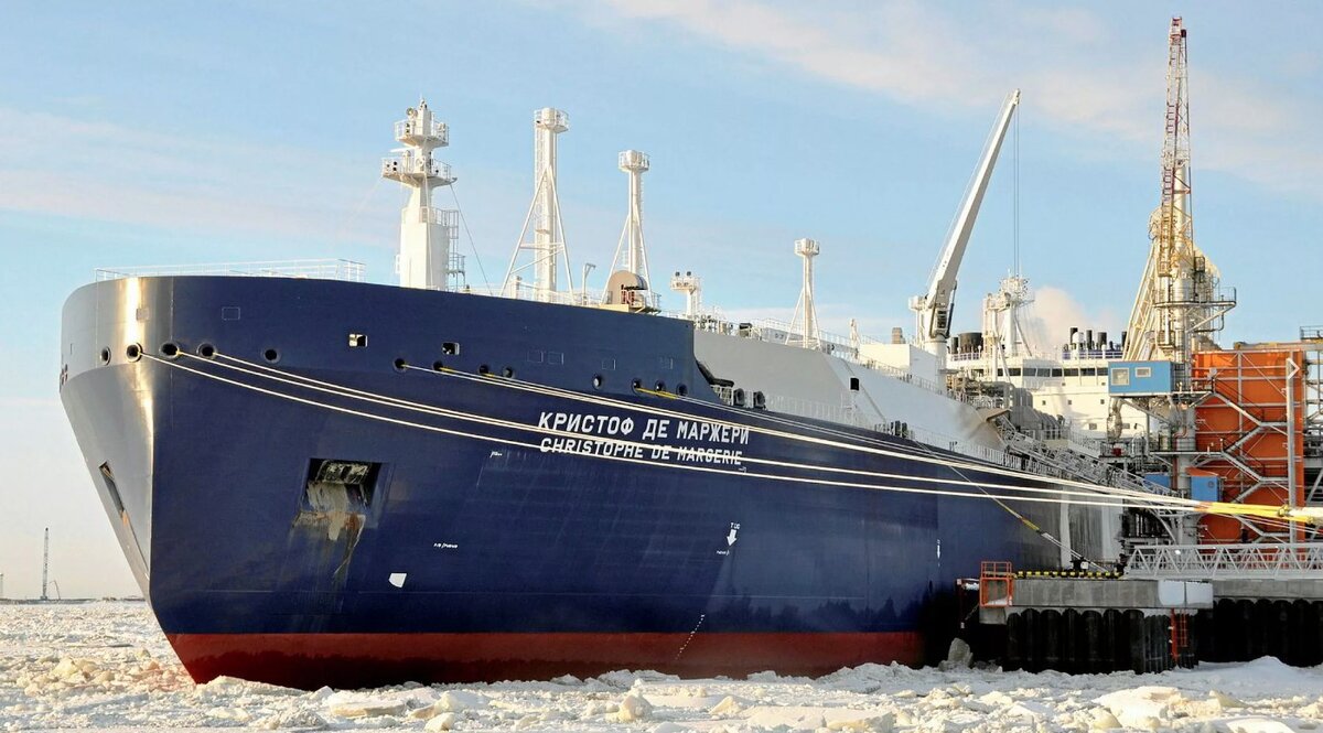 Арктический танкер-газовоз "Кристоф де Маржери". Фото из Яндекса