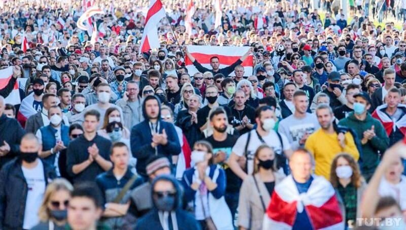 Минск, 20 сентября 2020 года. Фото: Вадим Замировский, TUT.BY