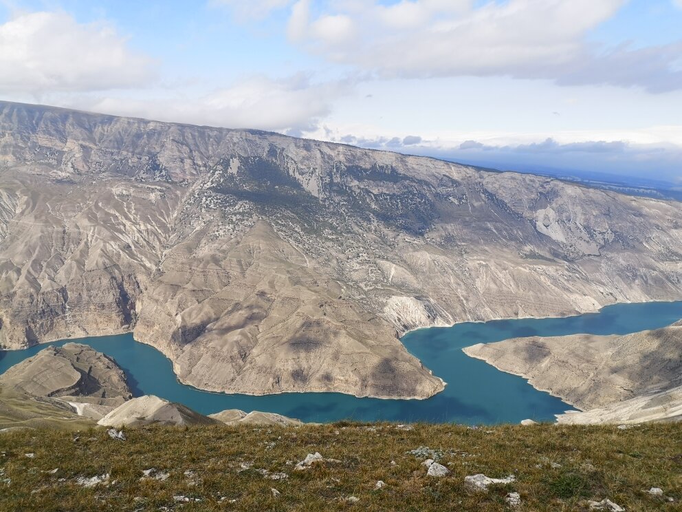 Бирюзовая река Сулак