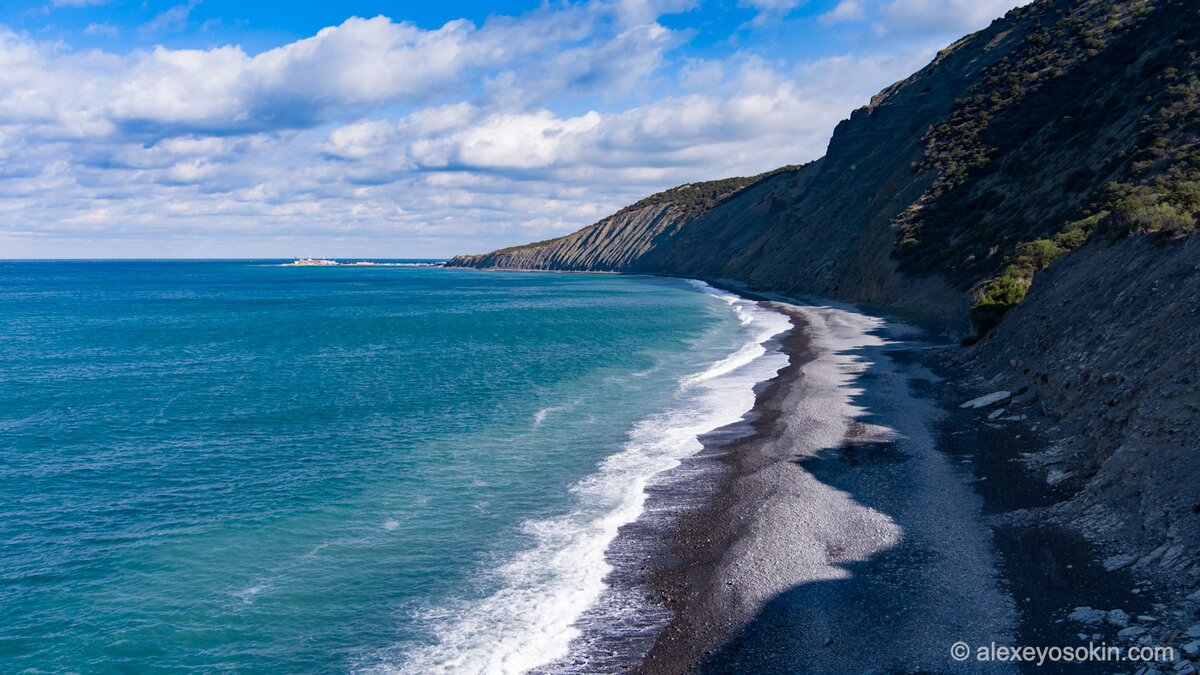 черное море дикий пляж