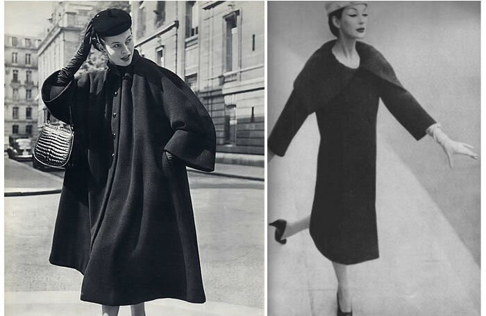 Свободный покрой Кристобаль Валенсиага