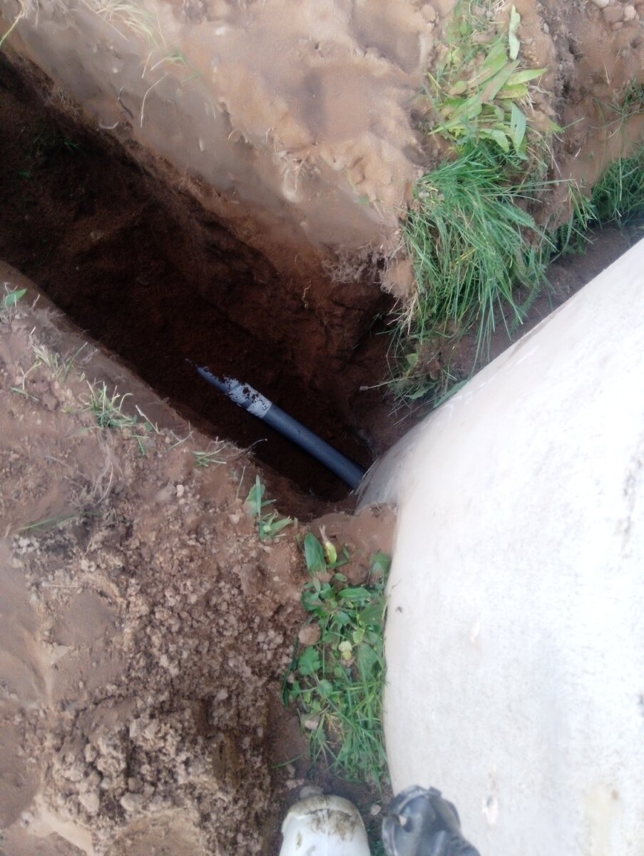 Фото автора. Труба для воды.