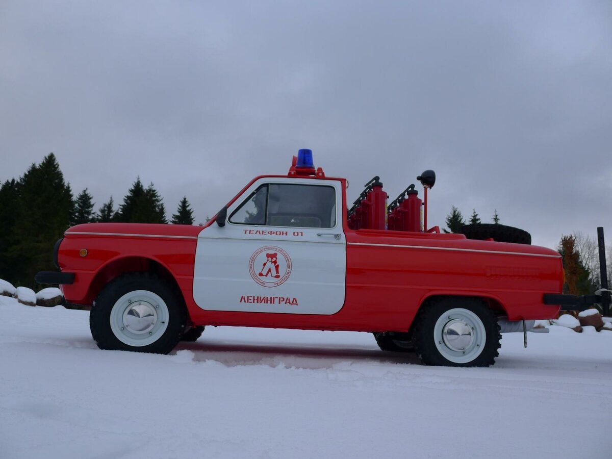 Пожарный ЗАЗ 968М. Такого вы точно не видели!