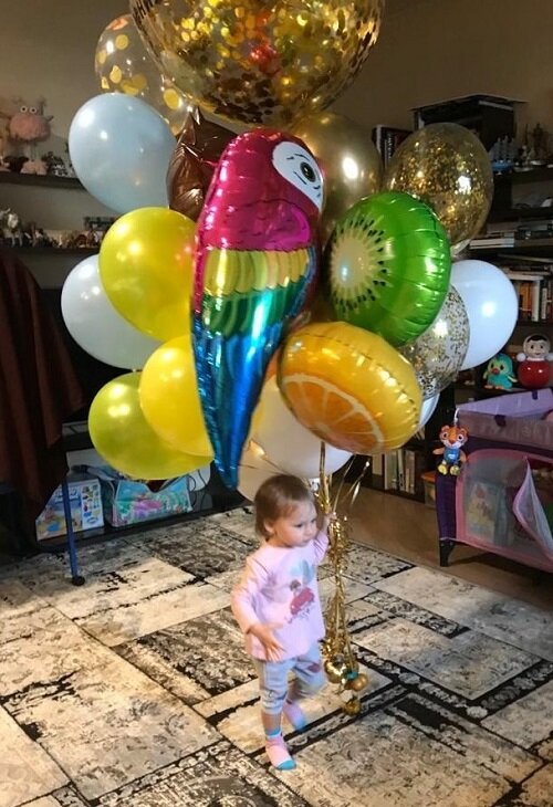 Связка шаров от BalloonDelivery.ru  Фото Светланы Зейналовой
