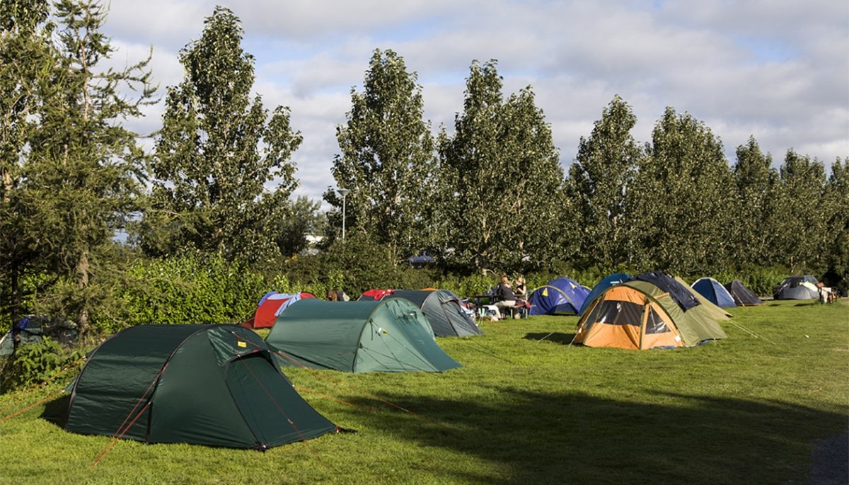 Reykjavik campsite.