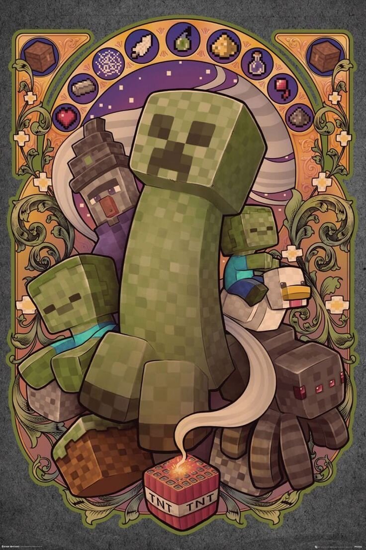 Minecraft арты