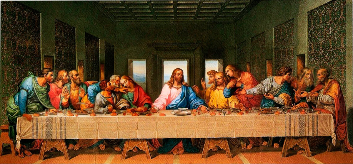 Картина Тайная вечеря Леонардо Да Винчи | БИБЛИЯ - Экзегет.ру | Дзен