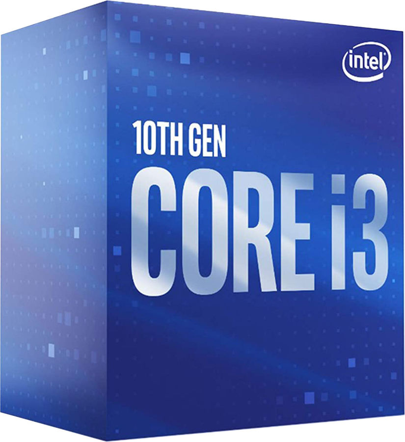 intel core i3-10100F box