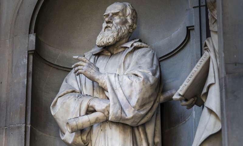 Статуя Галилео Галилея во Флоренции. Источник: Yandex