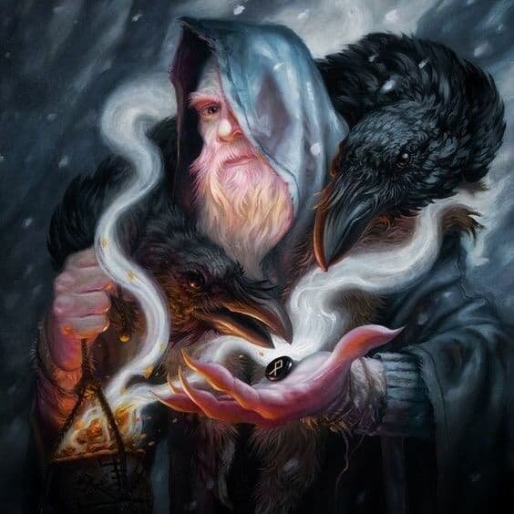 Odin art by Sam Flegal
