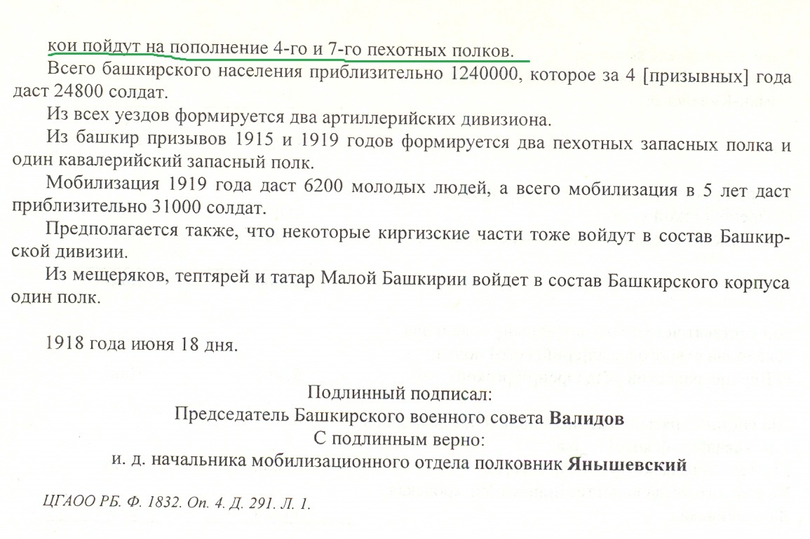 Мещеряки, тептяре и татары Малой Башкирии вливались в Башкирский корпус одним полком.