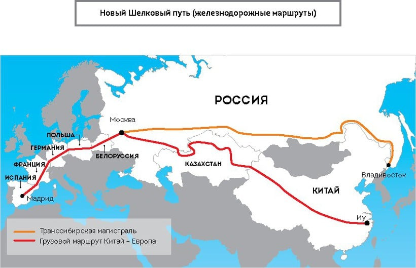 Карта дороги шелковый путь