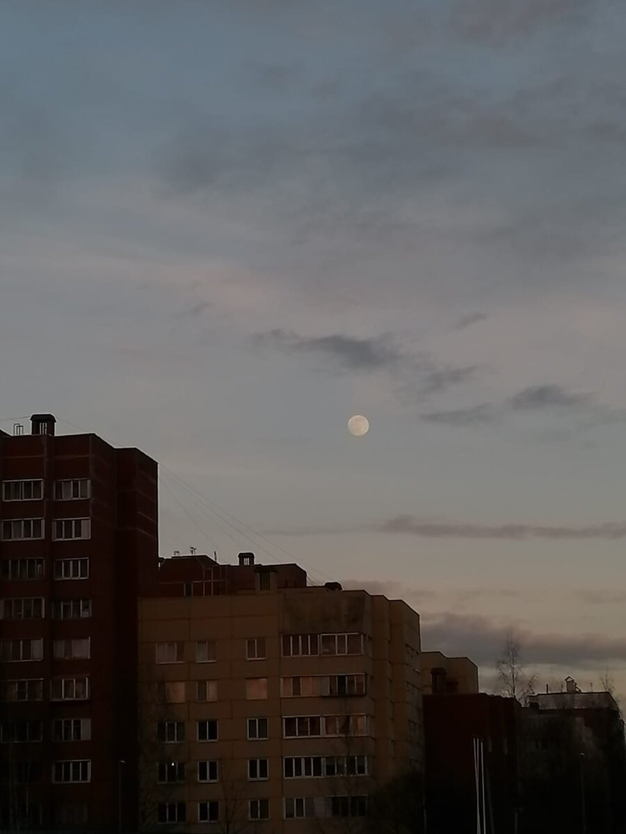 Ночь опустилась на город.