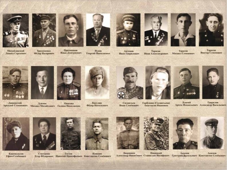 Егор Фёдорович Сметанин — второй слева в нижнем ряду