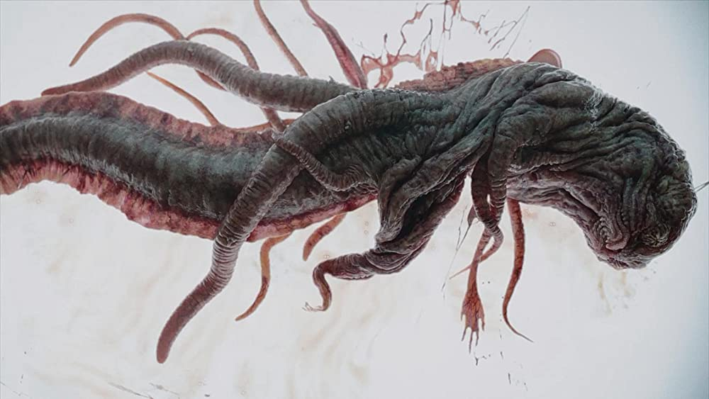 Кадр из фильма Underwater. Режиссер: Уильям Юбэнк. Оператор: Боян Бацелли. Производство: 20th Century Fox Film Corporation, Chernin Entertainment, TSG Entertainment, Twentieth Century Fox. Показ в России: Двадцатый Век Фокс СНГ