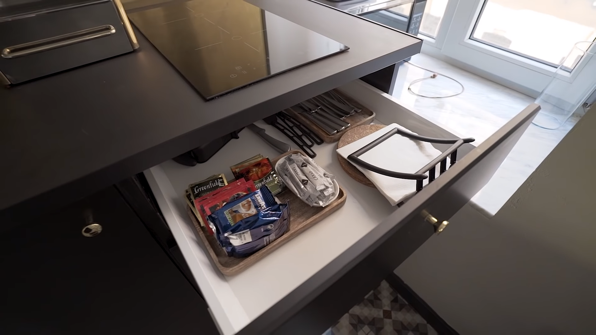 Кухня - Студия 35м² в марокканском стиле