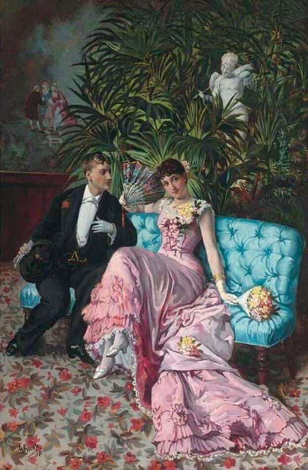 The Proposal ("Предложение"), французская школа, 1881 год.