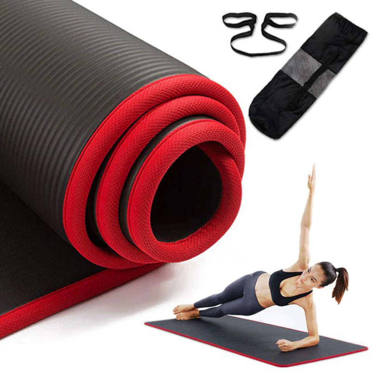 На таком коврике можно заниматься спортом, или йогой, ну или просто прилечь и расслабиться потому что он изготовлен из специального вспененного материала, он теплый и водостойкий.