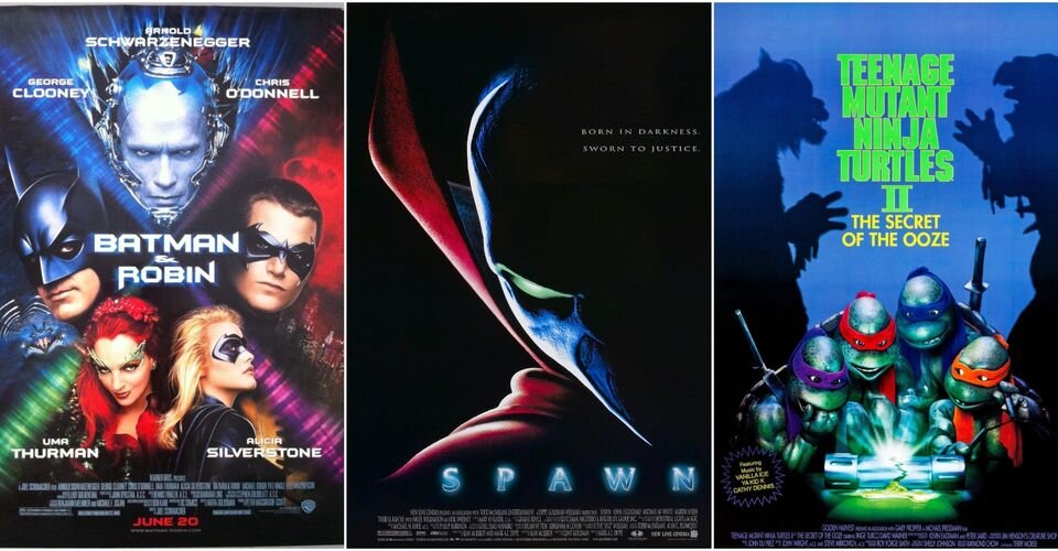 90-е годы одни из величайших десятилетий фильмов всех времен, однако фильмов о супергероях было немного. 70-е принесли Супермена Кристофера Рива и рождение фильмов о супергероях.