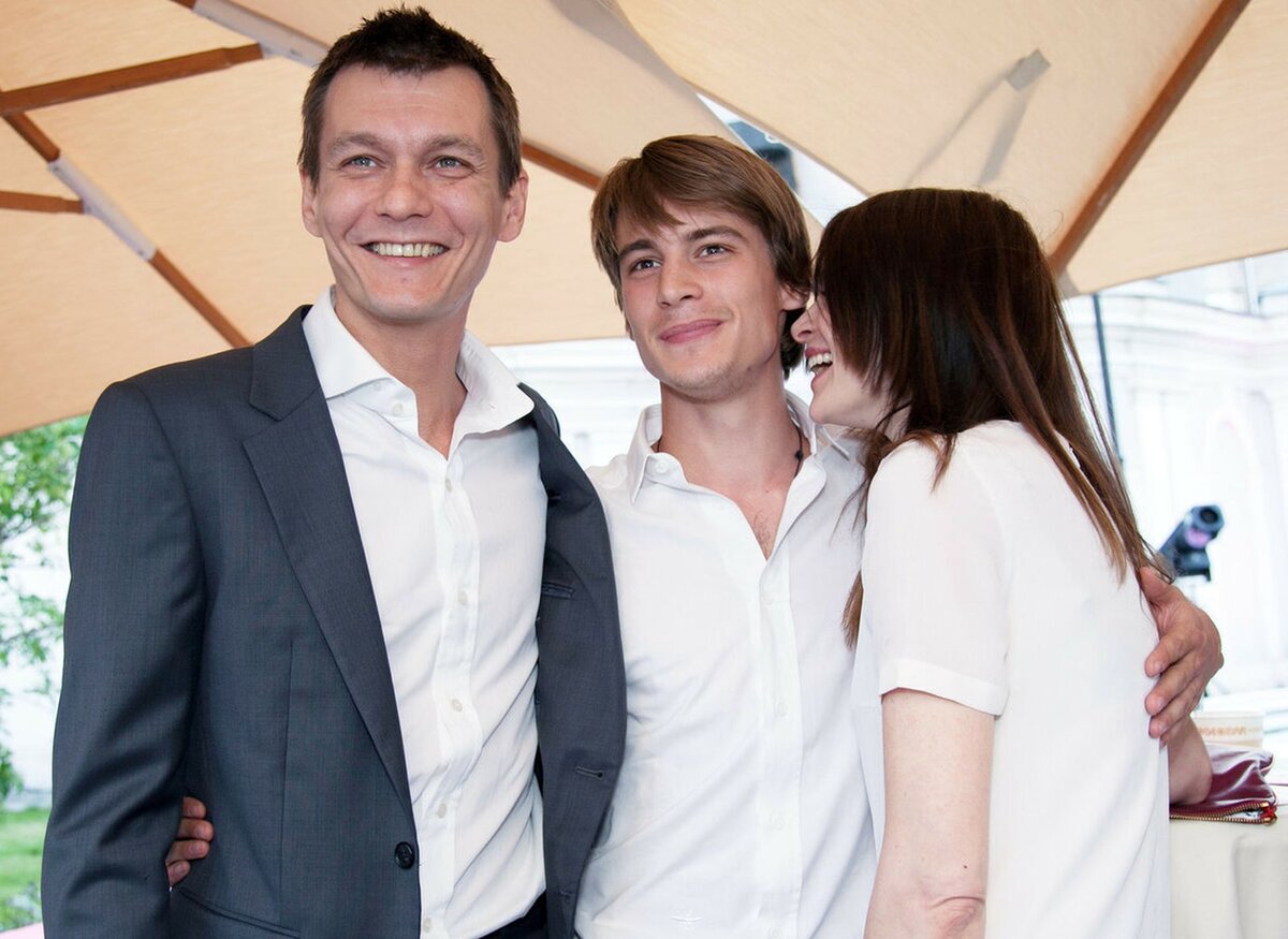 Оксана Фандера с мужем и сыном