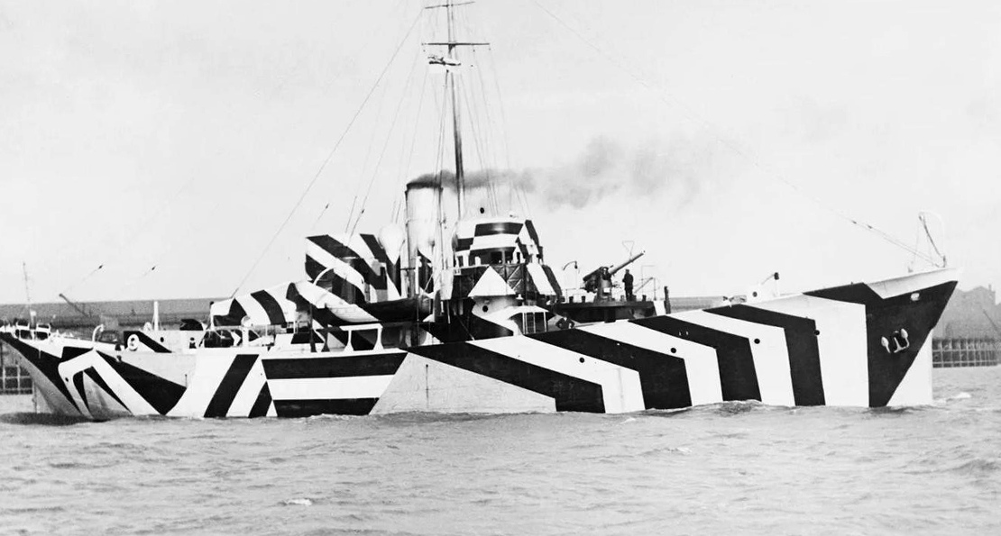 Камуфляж британских военных кораблей