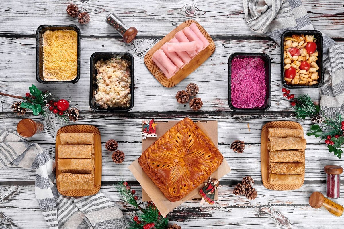 Новогодний сет «Русский стол» от «Арамье Кейтеринг» за 3 290 ₽