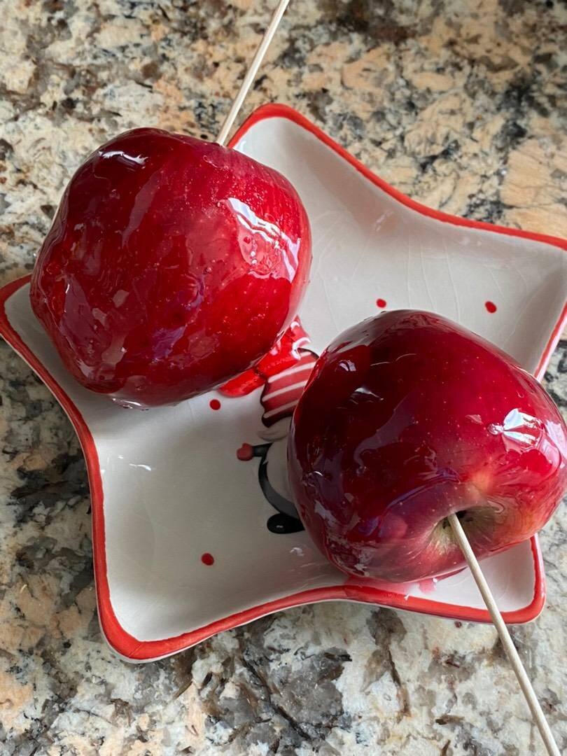 Яблоки в карамели, пошаговый рецепт с фото на ккал