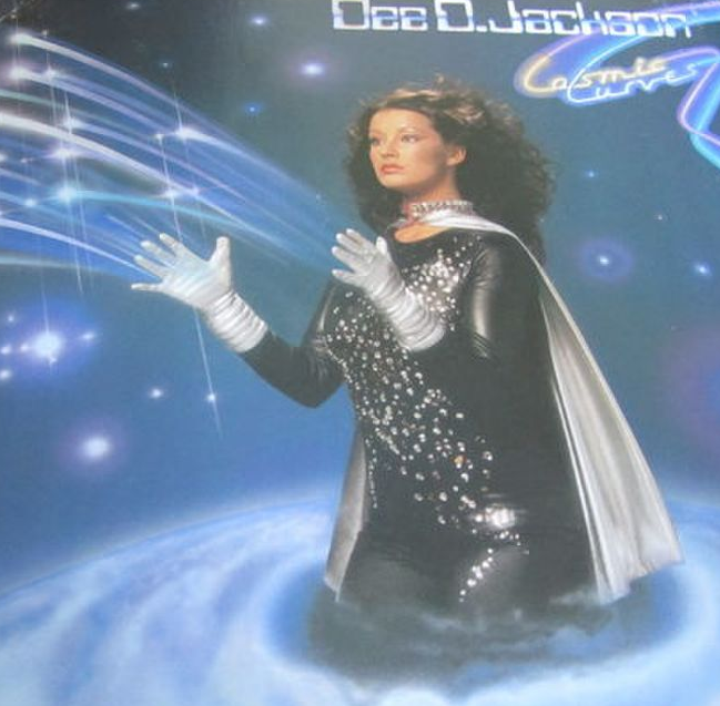 Обложка "того самого" альбома Dee D. Jackson 1978 года "Cosmic Curves" 
(с) Яндекс.Картинки