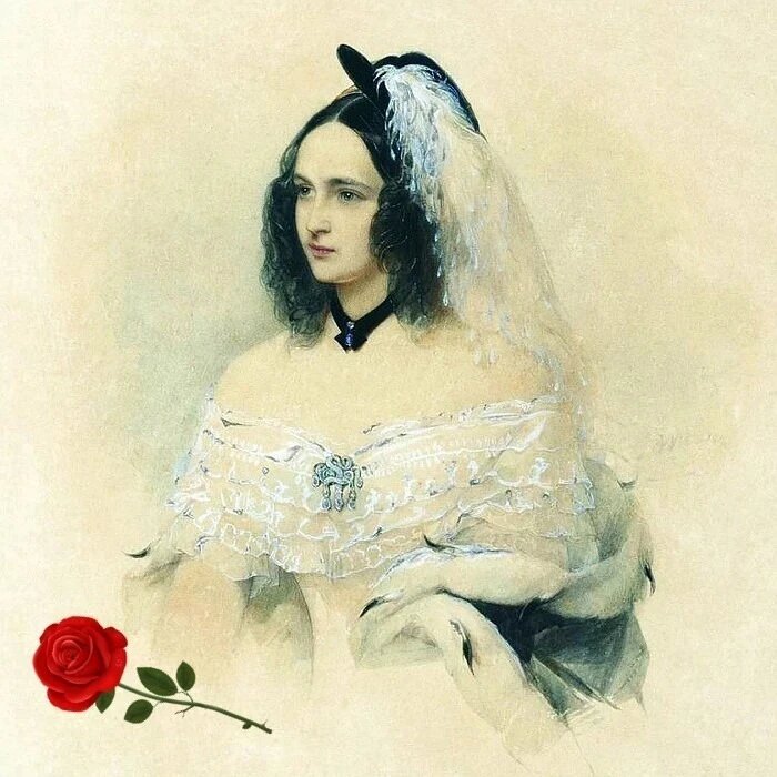 Портрет кисти В. Гау, 1843