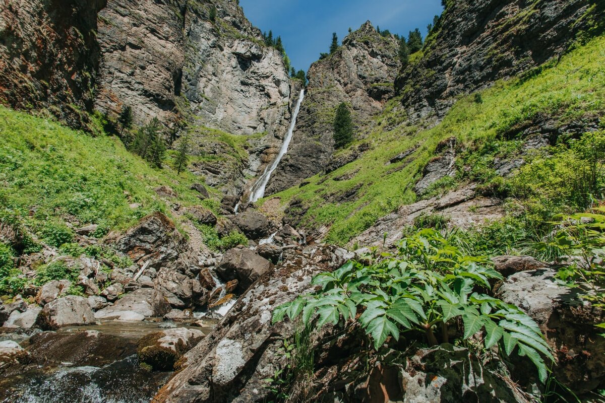 Водопад Шинок Алтайский край