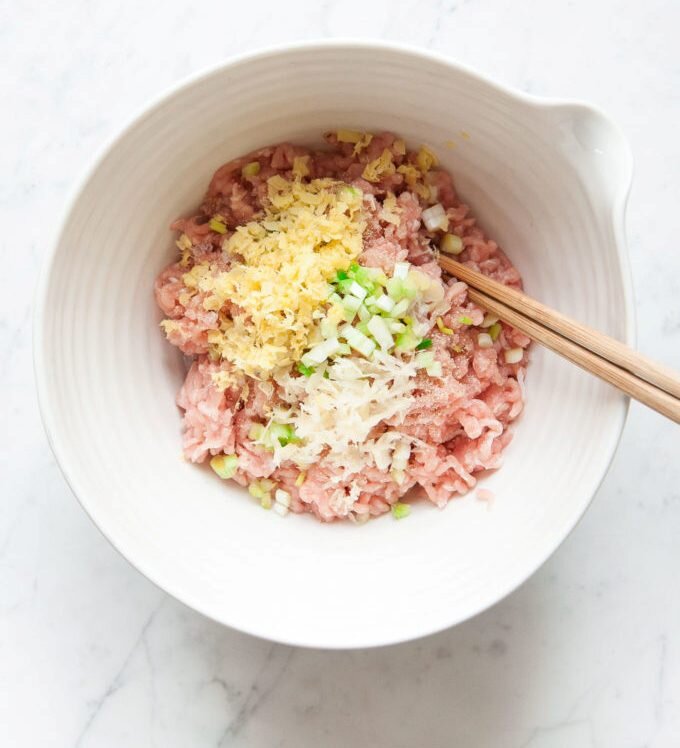 Соединяем компоненты для фарша