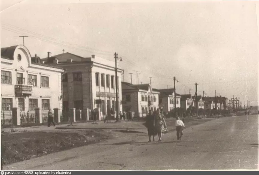 Старое Тушино, ул. Сходненская, 1952 - 1955 г. Из семейного альбома VikaS.