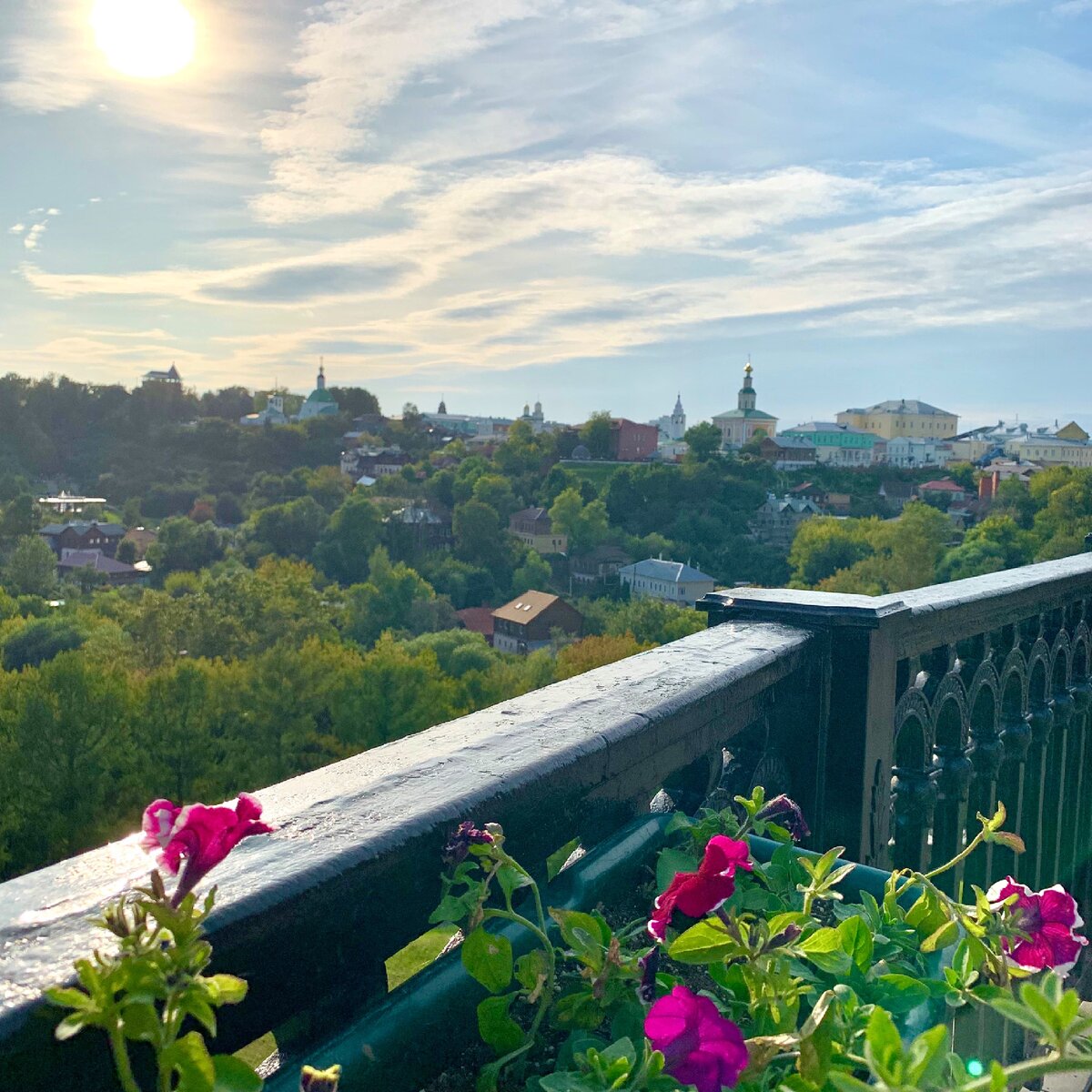 Вид на город со смотровой