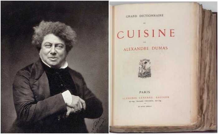 Дюма и его кулинарный словарь. Фото из открытого источника