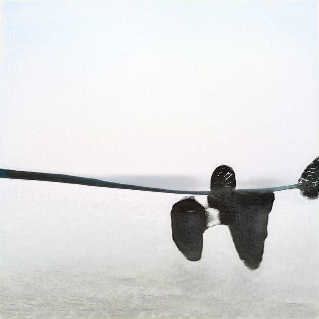 Картина "Трудности пути в одиночку", созданная нейросетью Яндекс.Алиса