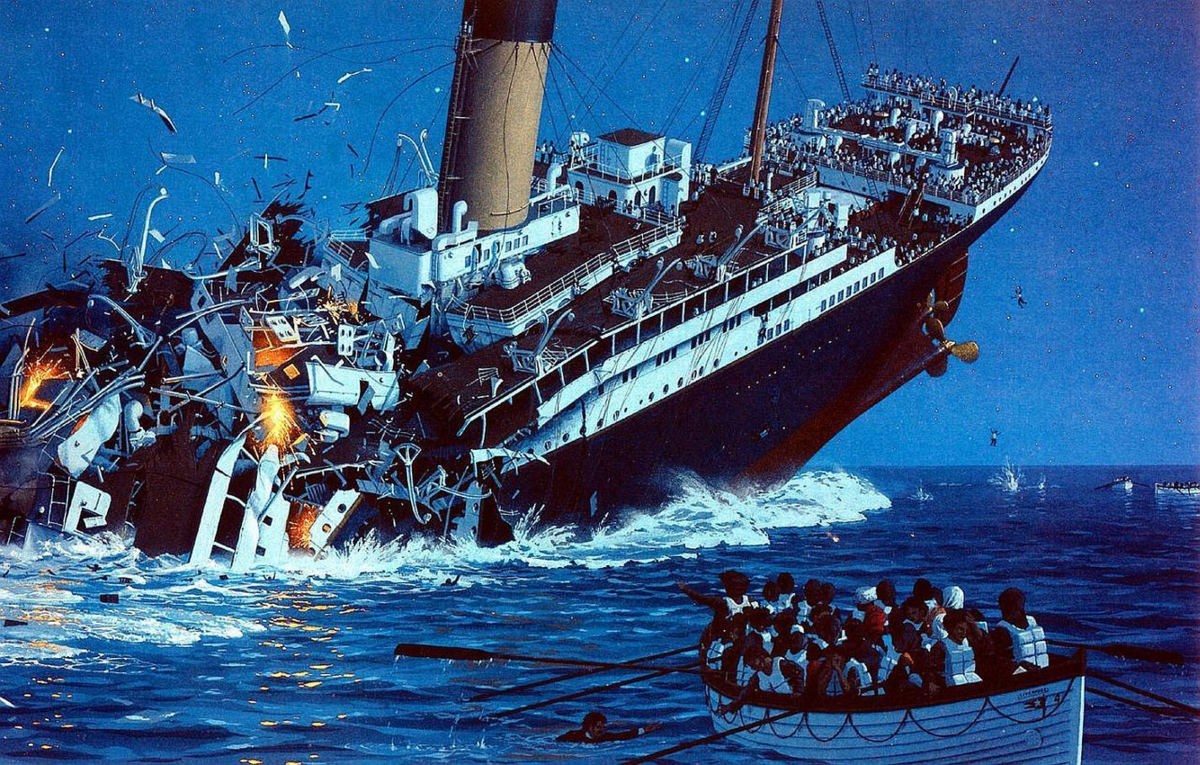 Лайнер времен ноя. Крушение Титаника 1912. Титаник 1997 крушение. 15 Апреля 1912 года затонул Титаник. 1911 Крушение Титаника.
