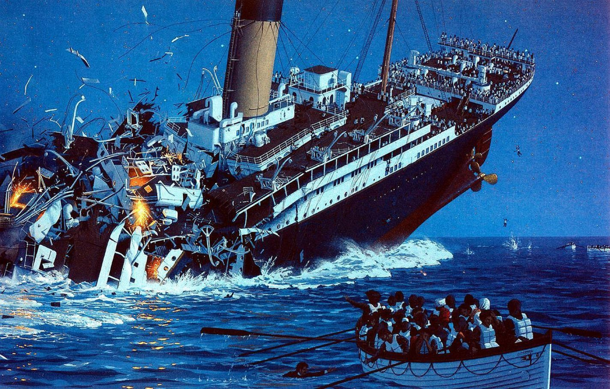 Titanic sinking