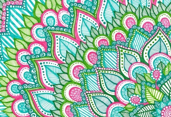 Великолепная красочная мандала