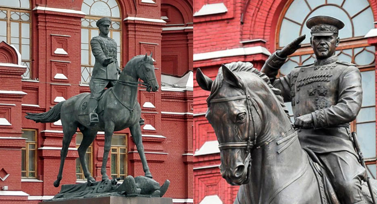 Памятник жукову москва