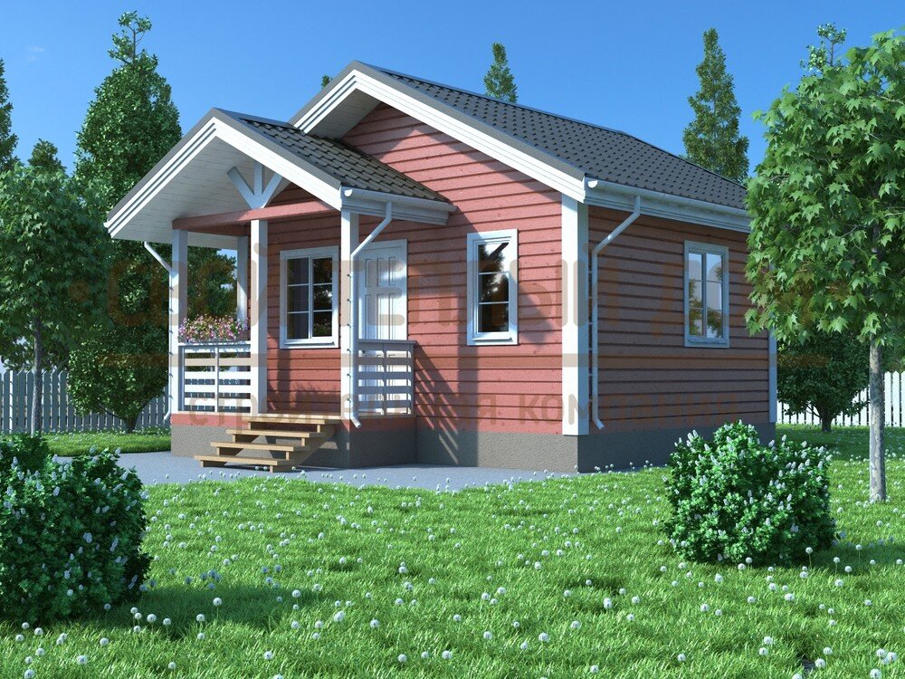 Проект дома К-5. Листайте, чтобы посмотреть планировку.