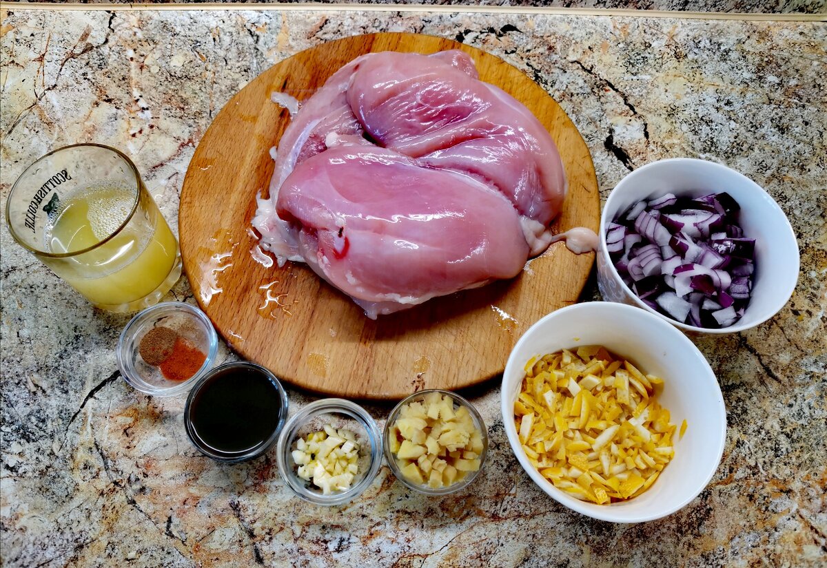 Порезать овощи 