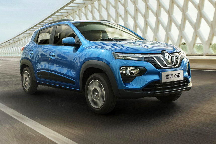 Это китайский Renault City K-ZE. Листай вправо >>>