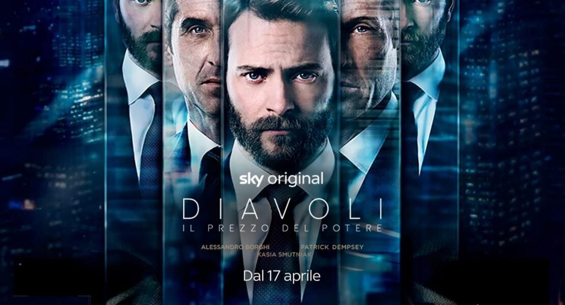 Итальянский постер к сериалу «Дьяволы».