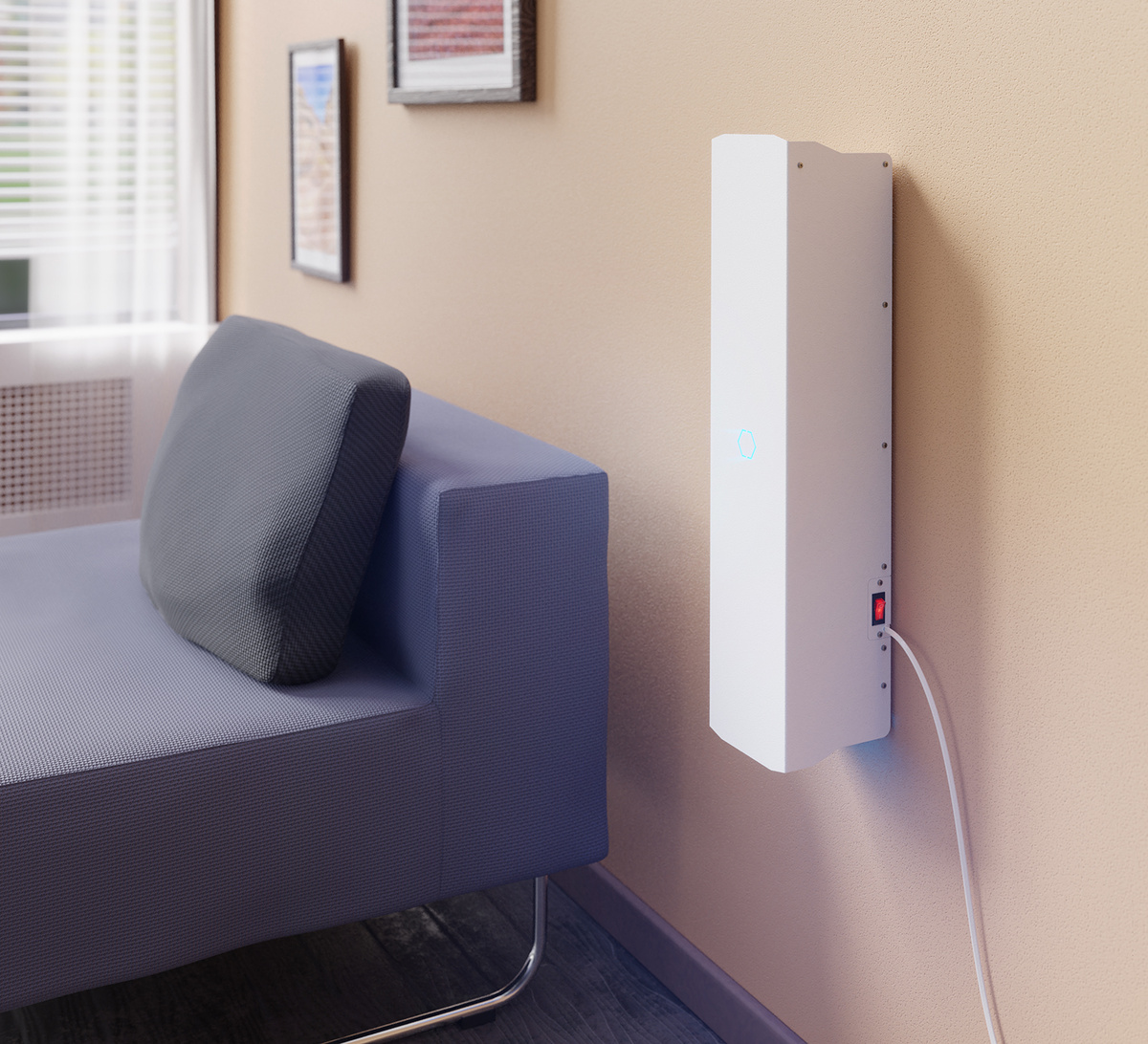 Рециркулятор в комнате отдыха