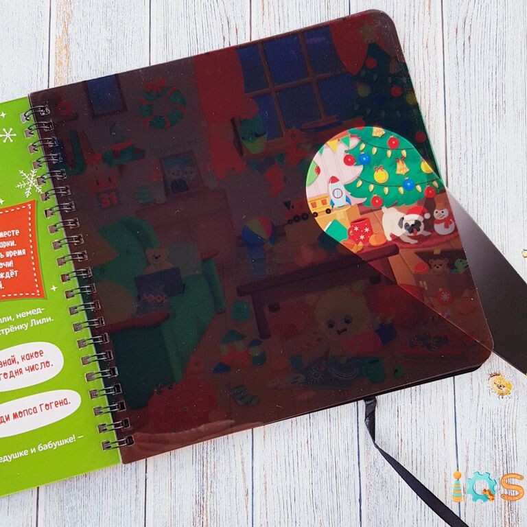 Секретная книга с фонариком