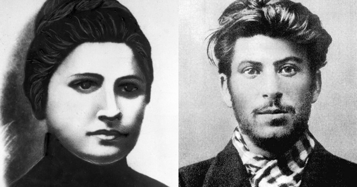 Екатерина Сванидзе и Иосиф Джугашвили.