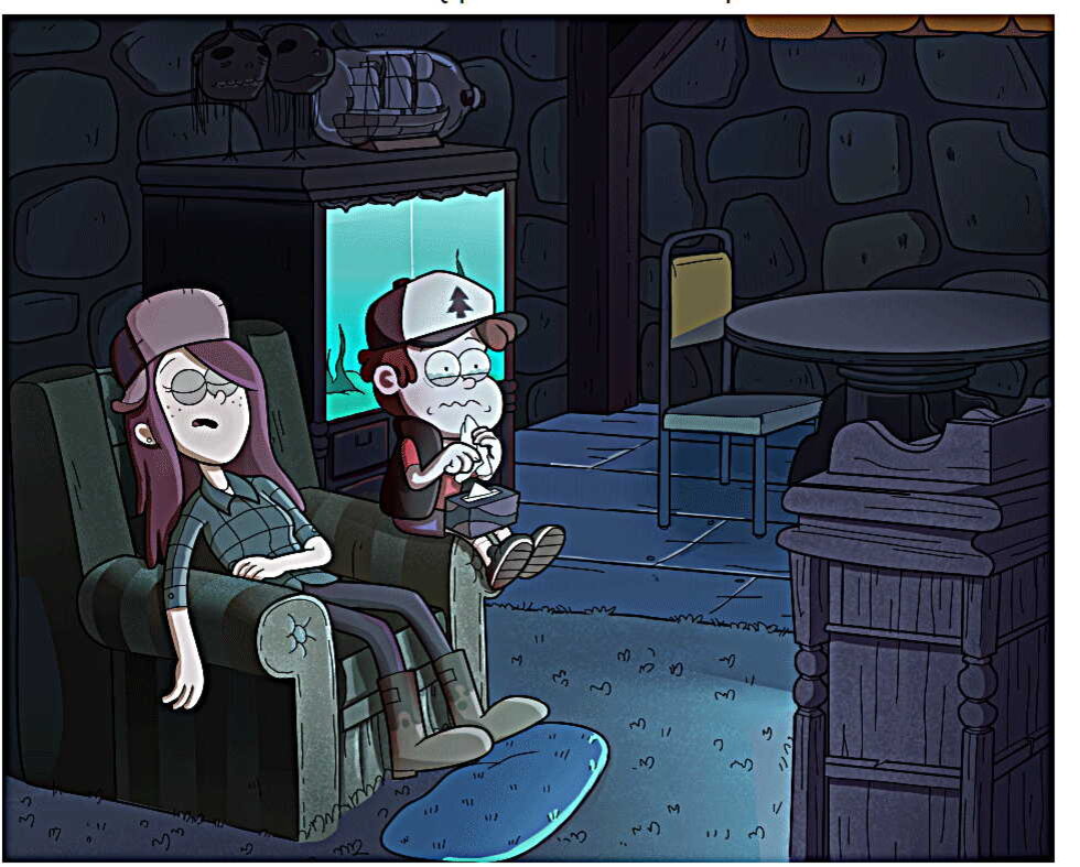 Что же за кино смотрит Диппер? Мелодрамму или...