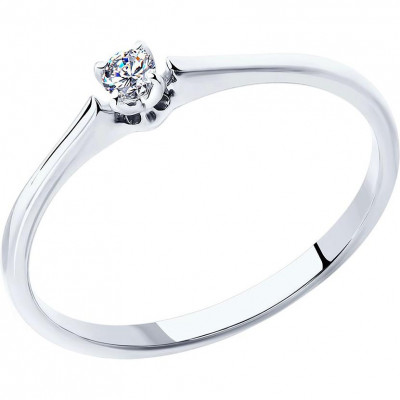 Кольцо из белого золота 585 пробы арт. 108297