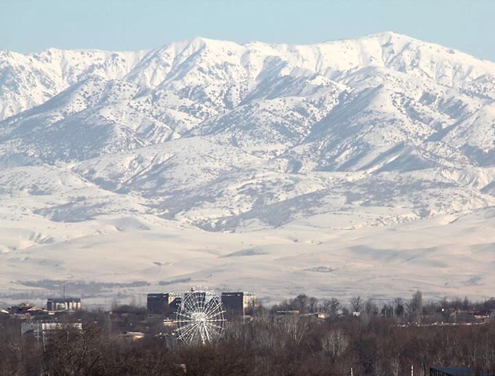 Город у синих гор